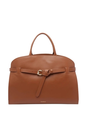 Coccinelle belt-buckle tote bag - W11 BROWN
