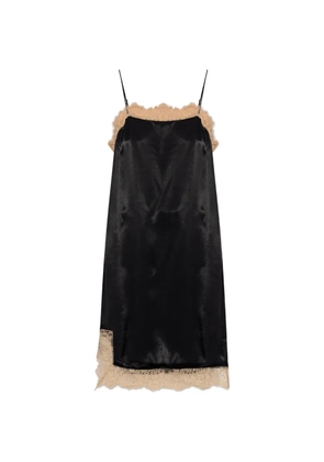 MUNTHE Rocco lace-trim midi dress - Black