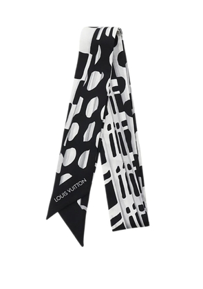Louis Vuitton Pre-Owned 2010-2026 Printed Bandeau Silk Scarf scarves - Black