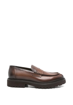 Doucal's penny loafers - Brown