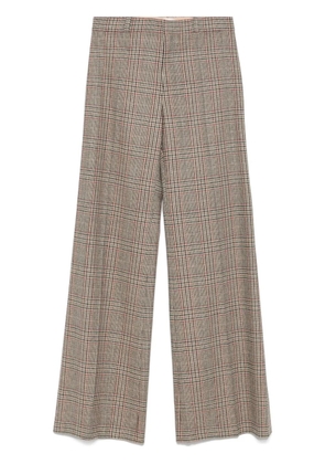 Chloé Prince Of Wales-check trousers - Neutrals