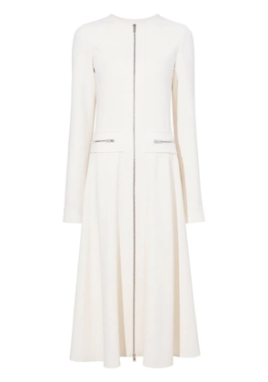 Proenza Schouler Joanne panelled crepe maxi dress - Neutrals