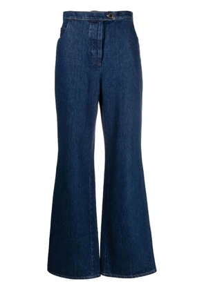Giuliva Heritage high-waisted flared trousers - Blue