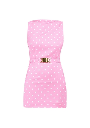 Rowen Rose polka-dots mini dress - Pink