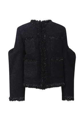 sacai tweed jacket - Black
