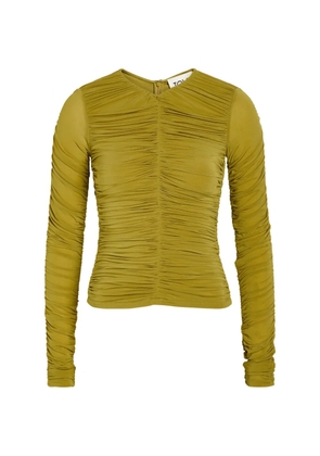 TOVE Nevin ruched top - Green