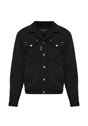 DSQUARED2 buttoned cotton jacket - Black