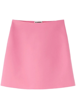 Jil Sander A-line high-waisted mini skirt - Pink
