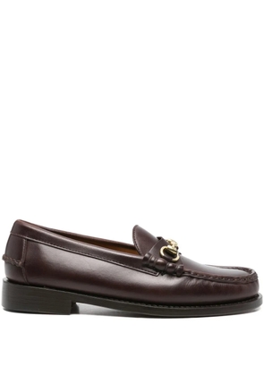 Sebago horsebit leather loafers - Brown