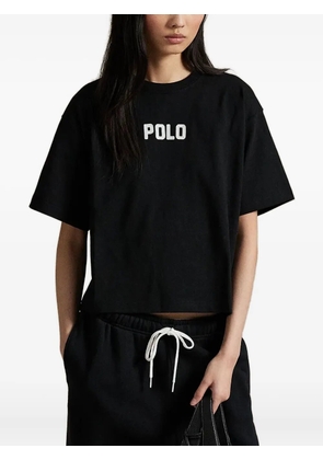 Polo Ralph Lauren logo-patch T-shirt - Black