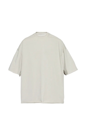 Rick Owens raw-cut short-sleeve T-shirt - Neutrals