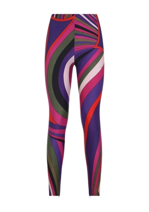 PUCCI abstract-print leggings - Pink