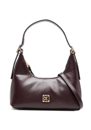 Calvin Klein small logo-emblem shoulder bag - Red