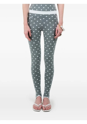 Rowen Rose polka-dot leggings - Grey