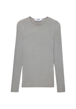 MSGM long-sleeve top - Grey