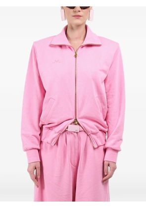 Rowen Rose zip straight sweatshirt - Pink