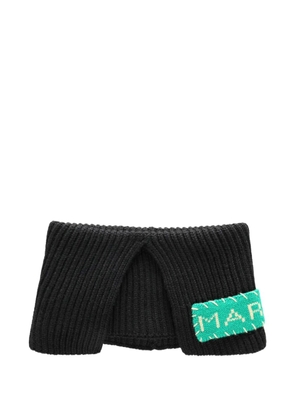 Marni ribbed scarf - Black