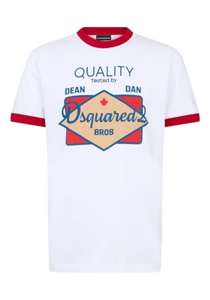 DSQUARED2 graphic-print crew-neck T-shirt - White