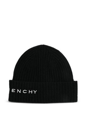 Givenchy ribbed beanie hat - Black