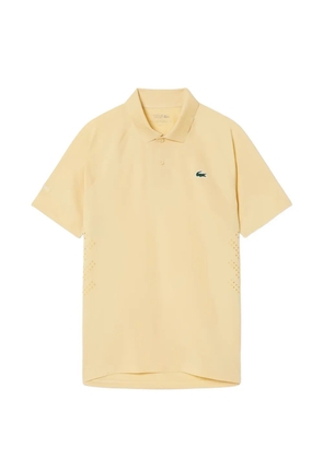 Lacoste logo-embroidery polo shirt - Yellow