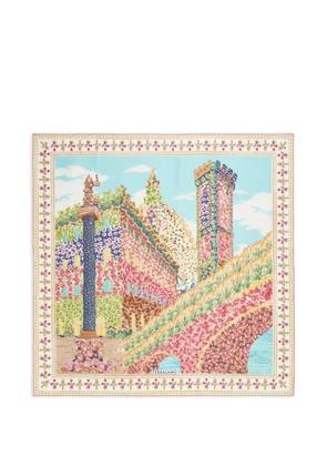 Ferragamo palazzo print silk scarf - Pink