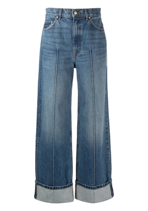 Ulla Johnson The Genevieve high-rise wide-leg jeans - Blue