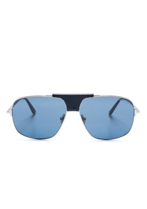 TOM FORD Eyewear pilot-frame sunglasses - Blue