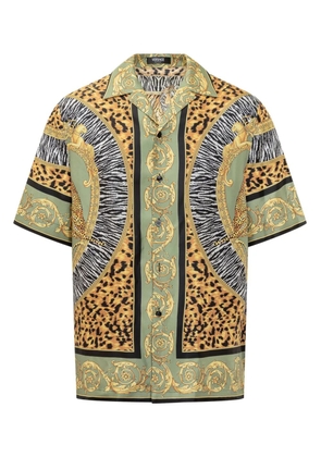 Versace leopard-print shirt - Green