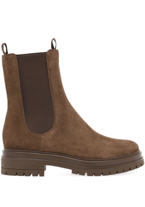 Gianvito Rossi Chester elasticated-panels boots - Brown
