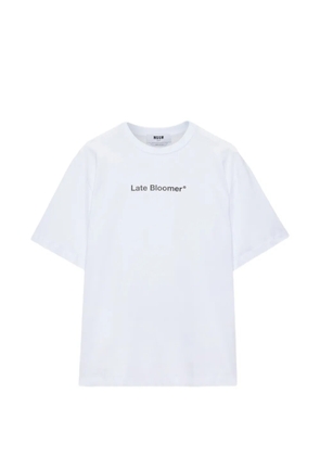 MSGM short-sleeve T-shirt - White