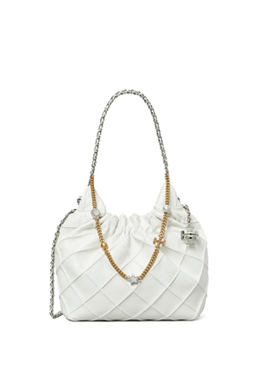 Tory Burch mini Fleming Distressed tote bag - White