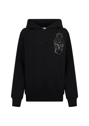 Philipp Plein skull-embellished hoodie - Black