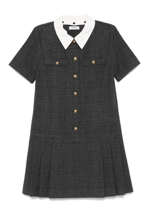 SANDRO short-sleeve mini dress - Grey