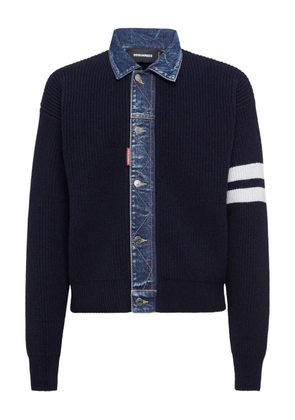 DSQUARED2 panelled jumper - Blue