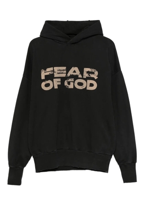 Fear Of God logo hoodie - Black