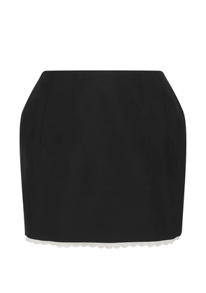 Magda Butrym lace trim skirt - Black