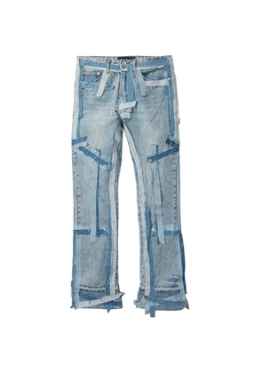 Who Decides War Exposure patchwork jeans - Blue