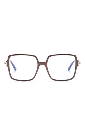 TOM FORD Eyewear square-frame glasses - Brown