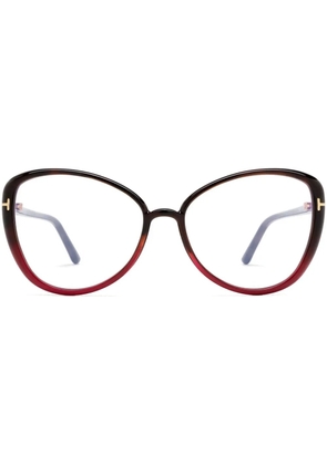 TOM FORD Eyewear cat-eye glasses - Brown