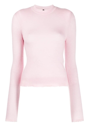 UNRAVEL PROJECT destroyed detail jumper - Pink