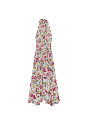 MSGM floral-pattern maxi dress - White