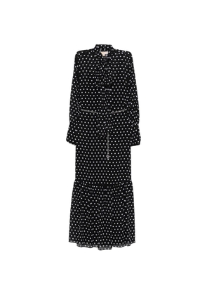 Michael Kors polka-dot bow maxi dress - Black