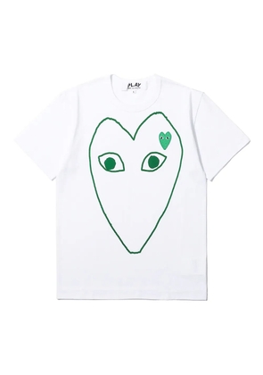 Comme Des Garçons Play print T-shirt - White