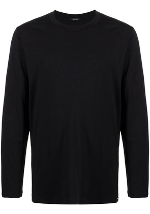 TOM FORD crew-neck long-sleeve T-shirt - Black
