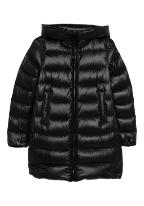 Moncler hooded quilted coat - Black