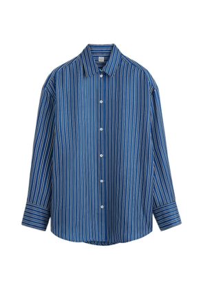 TOTEME striped-pattern shirt - Blue