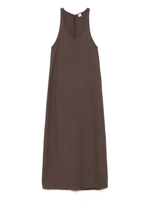 TOTEME scoop-neck maxi dress - Brown