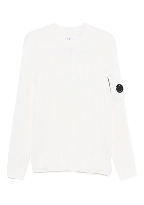 C.P. Company Lens-embellished jumper - White