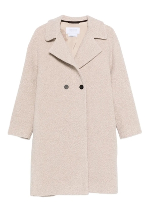 Harris Wharf London bouclé double-breasted coat - Neutrals