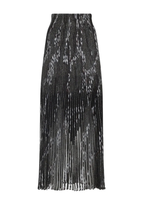 Missoni pleated lurex skirt - Black